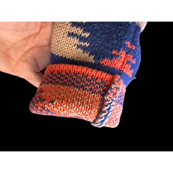 Rachel Roy Southwestern Aztec Knit Long Open Cardigan Sweater XS with Pockets - Picture 5 of 9